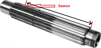 70-1701182-Б Вал МТЗ КПП промежуточный - №1