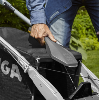Газонокосилка бензиновая STIGA TWINCLIP 55 SVEQ H (3,3 кВт) самоходная купить в Минске, честные цены. - №1