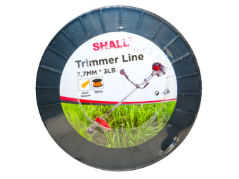 Леска для триммера 2,7 мм, квадрат+выскопрочная сердцевина SHALL (катушка 183 м) купить в Минске, оптимальные цены. - №1