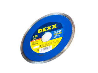 36703-115_z01 Круг алмазный сплошной по плитке, влажная резка DEXX 115х22.2 купить в Минске. - №1