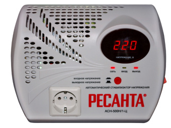 Стабилизатор напряжения настенный РЕСАНТА АСН-500Н/1-Ц купить в Минске, низкие цены.