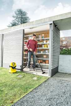 Пылесос влажной и сухой уборки аккумуляторный KARCHER WD 3 Battery купить в Минске. - №1