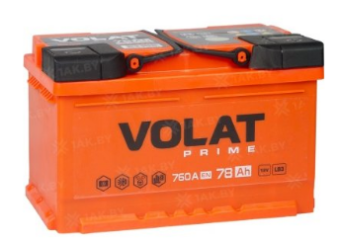 Аккумулятор 78 Ah VOLAT Prime Обратная полярность пусковой ток 760А