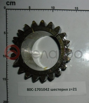 80С-1701042 Шестерня МТЗ вала первичного, z=21 - №1
