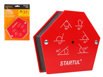 ST8520-34 Угольник магнитный для сварки 34кг STARTUL PROFI (струбцина магнитная) купить в Минске, оптимальные цены.