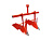 Окучник двурядный ОРД-16 (стойка 16мм, регулир. ширина) (комплект) 00.25.11.00.00-01 (ЗАО "ВРМЗ")