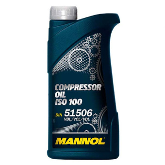 Масло компрессорное минеральное MANNOL Compressor Oil ISO 100, 1л - купить на сайте Хозтоварищ в Минске