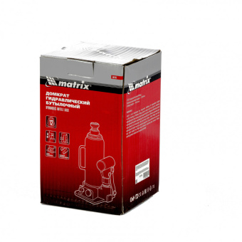 50768 Домкрат гидравлический бутылочный MATRIX , 12 т, h подъема 230–465 мм// Matrix - №2
