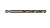 2608594261 Центр. сверло для коронок 7.15х105 мм HSS-Co BOSCH