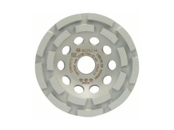 2608201228 Чашка алмазная 125х22 мм по бетону двурядная BEST FOR CONCRETE BOSCH (для быстрого шлифования) купить в Минске.