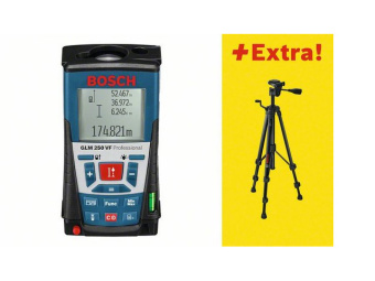 Дальномер лазерный BOSCH GLM 250 VF + BS 150 в кор купить в Минске.