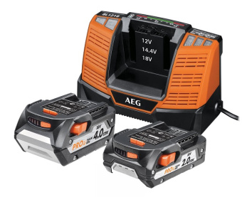 Аккумулятор AEG SET LL18X02BL2 (2) с зарядным устройством (в сумке) купить в Минске.