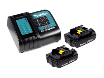 Комплект аккумулятор MAKITA 18.0 В BL1815N 2 шт.+ ЗУ DC18SD в кейсе купить в Минске.