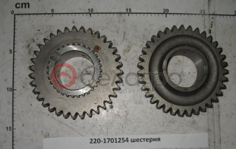 220-1701254 Шестерня МТЗ КПП, наружний z=35, внутренний z=31, МЗШ - №1