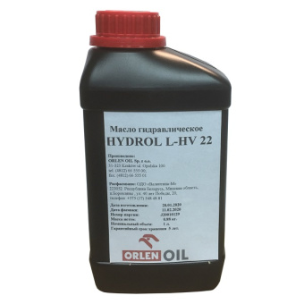 035618 Масло гидравлическое для дровоколов Orlen Oil HYDROL L-HV 22 (1л) - купить на сайте Хозтоварищ в Минске