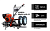 Мотоблок бензиновый SKIPER SP-1600SE EXPERT + колеса BRADO 4.00-10