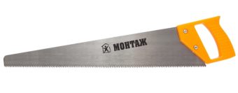 MT144578 Ножовка по дереву 400мм, 6TPI, пластм.рукоятка МОНТАЖ купить в Минске.
