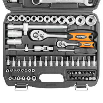 SK115-82 Набор головок и ключей 82пр. SKIPER 1/4", 1/2", 6гр купить в Минске. - №3