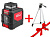Нивелир лазерный линейный WORTEX LL 0330 X в кор. + АКЦИЯ (проекция: крест, 1 плоскость 360°, до 30 м, +/- 9.00 мм/м, резьба 1/4")