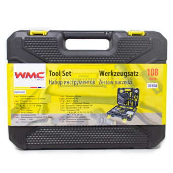 47011 WMC-30108 Набор инструментов WMC TOOLS, 108 пр (6 граней) купить в Минске. - №1