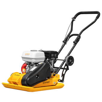 Виброплита SKIPER C120H-W (Honda GX200, 6.5л.с., плита 58х50см., 20кН, 35м/мин, колёса) купить в Минске, выгодные цены. - №1