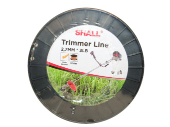 Леска для триммера 2,7 мм, круг+выскопрочная сердцевина SHALL (катушка 209 м)  купить в Минске, оптимальные цены. - №2