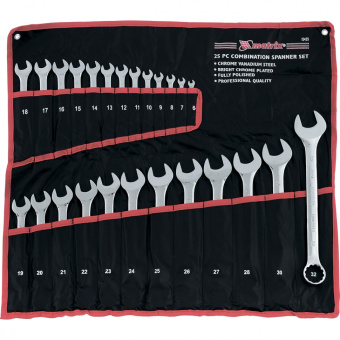 15425 Набор ключей комбинированных MATRIX, 6-32 мм, 25 шт., CrV, полированный хром купить в Минске.