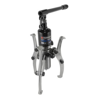 16121 F-6590610H Съемник двух-трехлапый переставной гидравлический FORSAGE 10т в кейсе купить в Минске. - №1