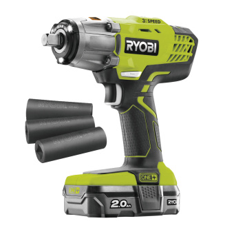 Гайковерт ударный аккумуляторный RYOBI R18IW3-120S ONE + купить в Минске. - №1