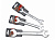 PRO-11617 Ключ рожковый 16х17мм PRO STARTUL (матовый хром)